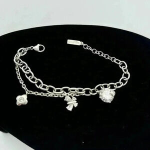 Pre-Loved Folli Follie Silver 925 Charm bracelet